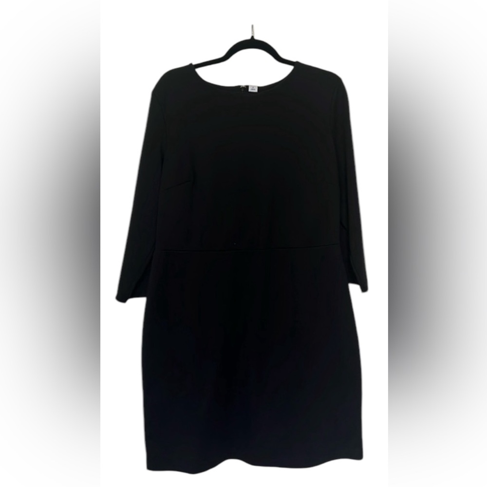 Old Navy Long Sleeve Black Sheath Dress size XL